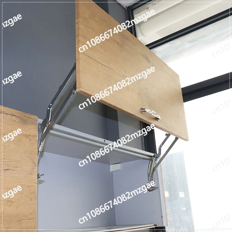 Pneumatic hydraulic support microwave cabinet lifting door vertical lifting door support cabinet type sliding lifting door