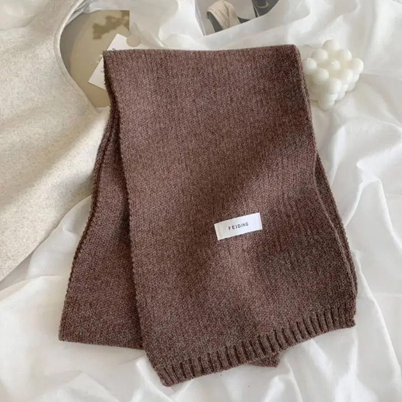 Bufanda invierno 652F, bufandas para mujer, bufandas otoño sólidas para adultos, abrigo para mujer