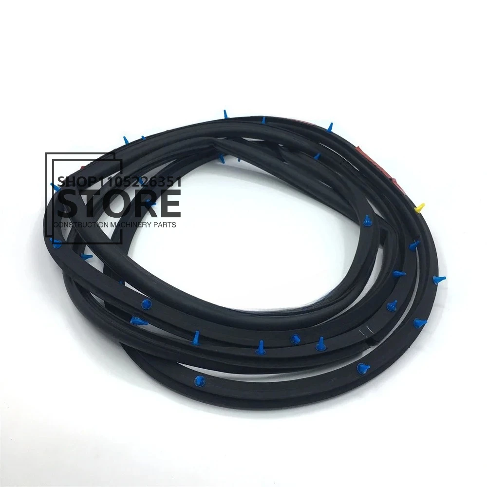 Cab Door Seal Strip Excavator Parts For Komatsu PC130/200/210/220/240/300/400-7-8