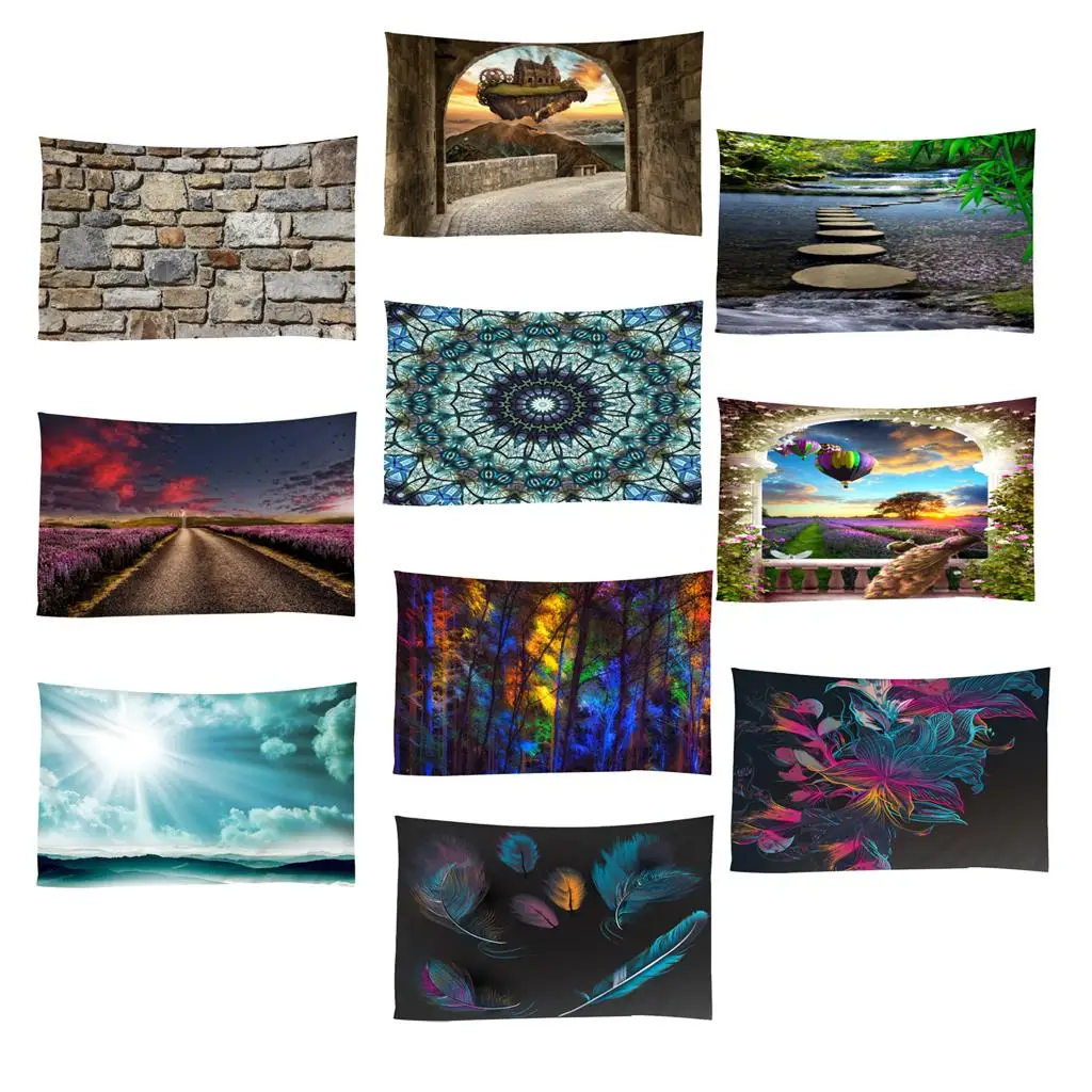 Wall Hanging Tapestry Blanket Terracotta Curtains Bedroom Accessories for Photo Props Room Decoration