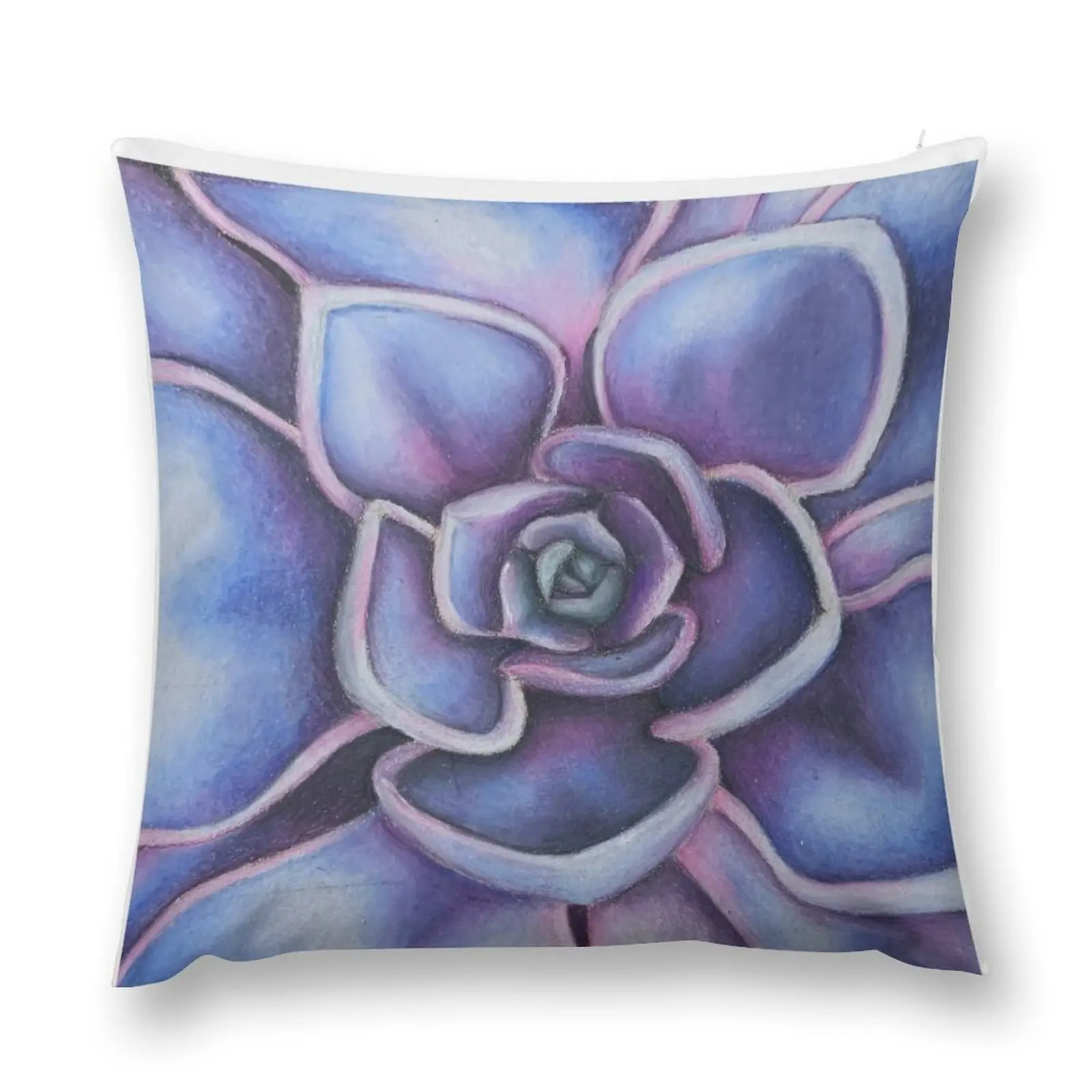 

Purple succulent Throw Pillow autumn decoration Pillowcases pillow