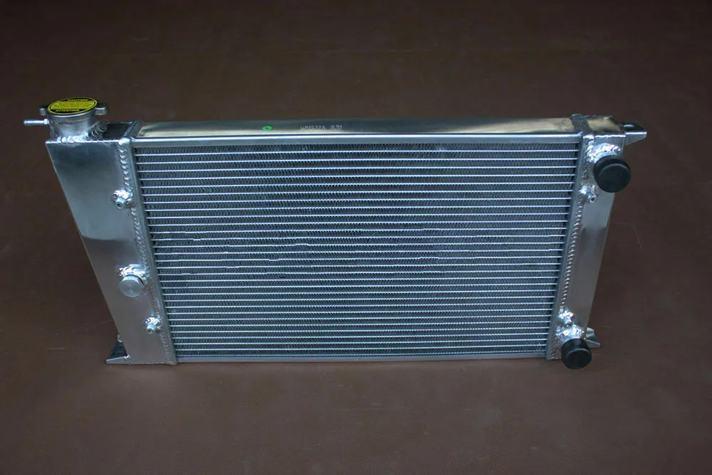 2 Row Aluminum Radiator For 1975-1981 VW Volkswagen GOLF MK1 Jetta Caddy Scirocco GTI SPEC 1.6L 1.8L MT 1976 1977 1978 1979 1980