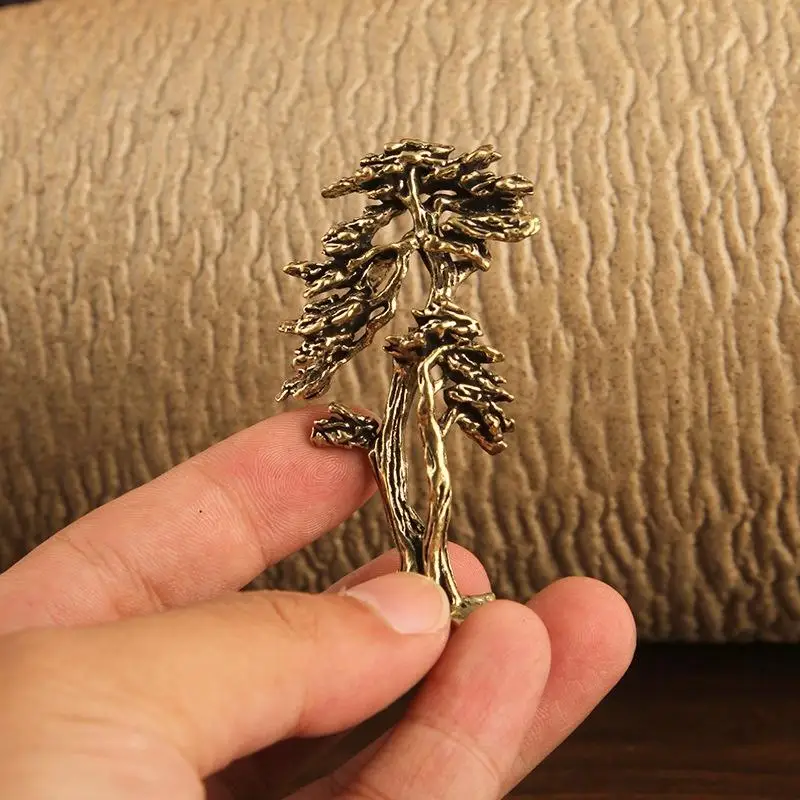 [Pine Tree Crane Furnishing Figurine Minimalist Style Non-toxic Material Home Ornament for Living Room Wall Shelf Decor]