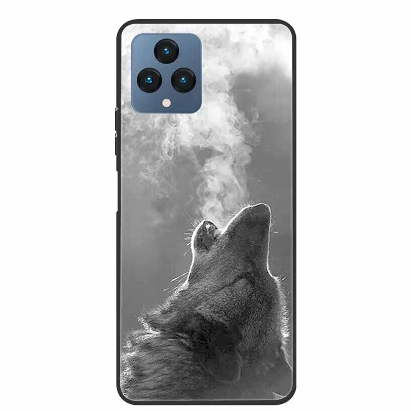 For T-Mobile REVVL 6 5G Case Lovely Soft Silicone TPU Coques for TPhone T Phone 5G Shockproof Covers Capa On REVVL6 Cool Shells