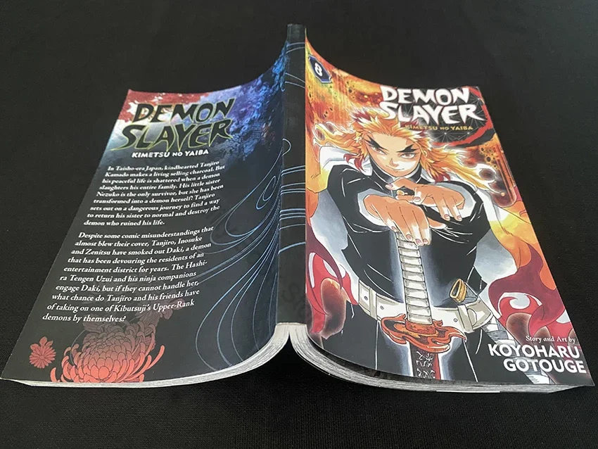 Imagem -02 - Anime Japonês Demon Slayer Inglês Comic Book Grupo Kimetsu no Vol Youth Manga Livro Livro