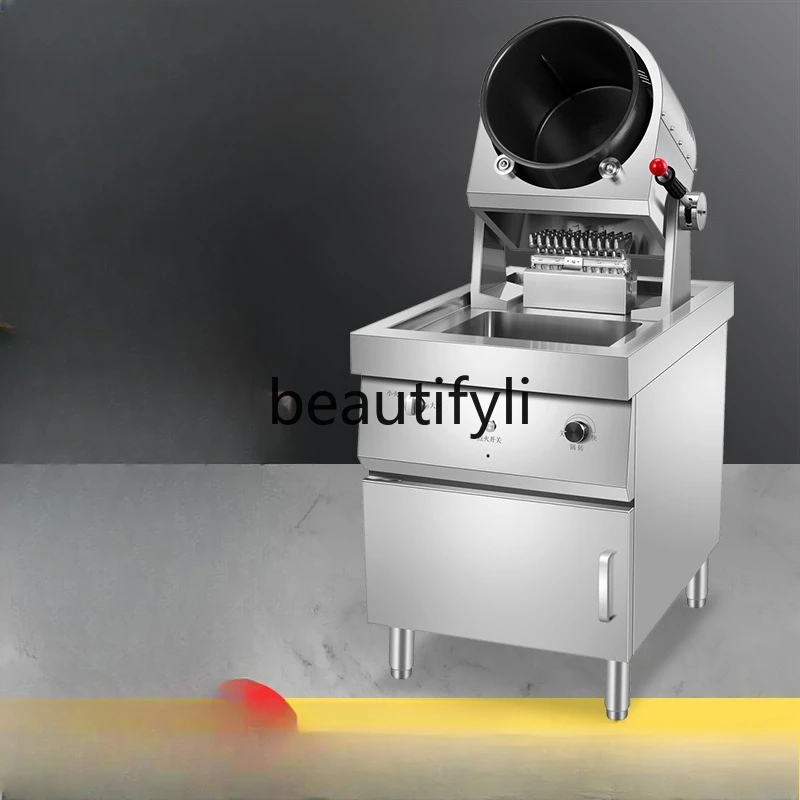 

Commercial Automatic Intelligent Stir-Fry Machine for Stir-Frying and Stir-Roasting with Induction and Gas