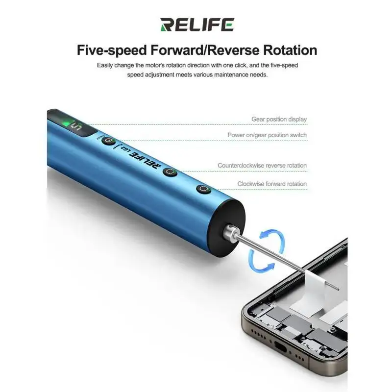 

​​RELIFE LG2 Professional Gear-Driven Glue Remover Machine For Curved Screen Phone Repair, Efficiently Removes Hard OCAs​