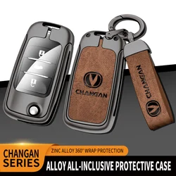 For Changan CX70 CS55 EADO CX20 Alsvin CS15EV CS75 CS35 Plus CS15 CS95 RAETON Car Key Fob Cover Case Protect Shell Holder Set