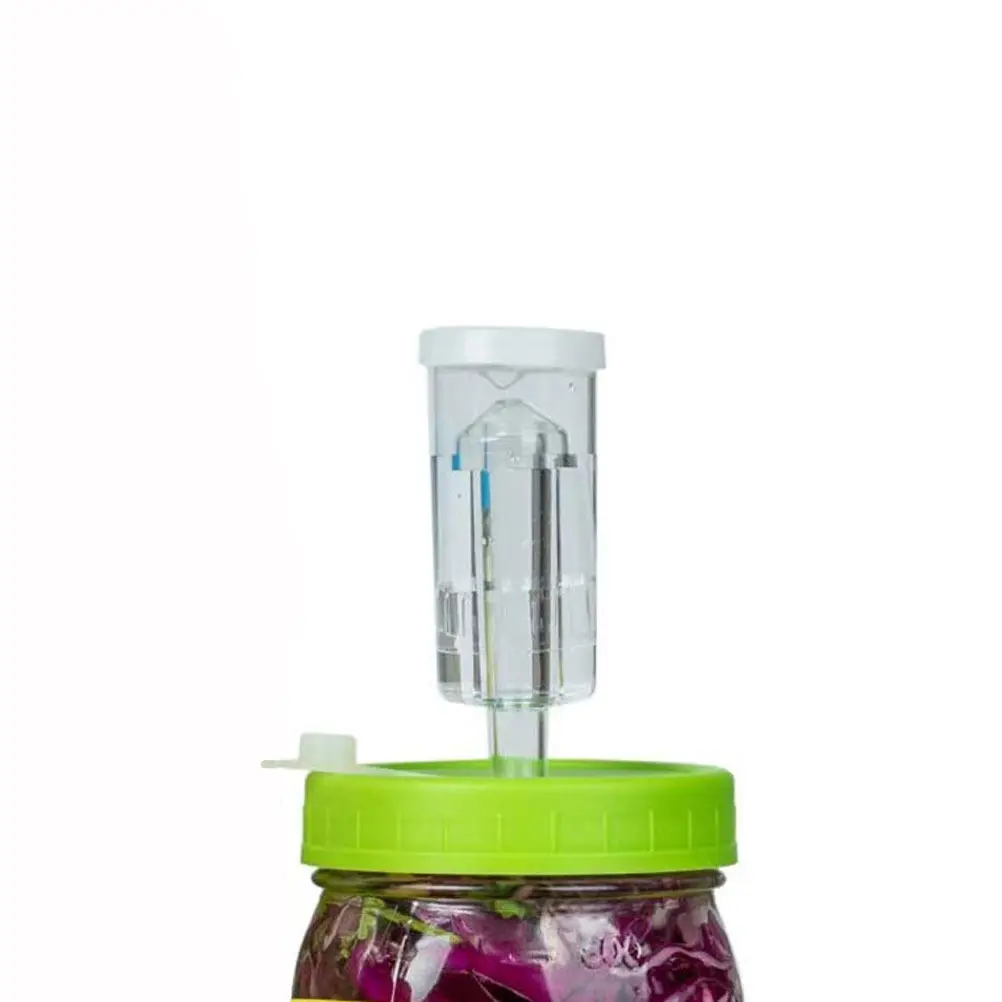 2Pcs Mason Jar Fermenting Lids One-Way Valve Wide Mouth Airtight Seal Leakproof Reusable Flip Cap for Healthy Fermentation Fresh