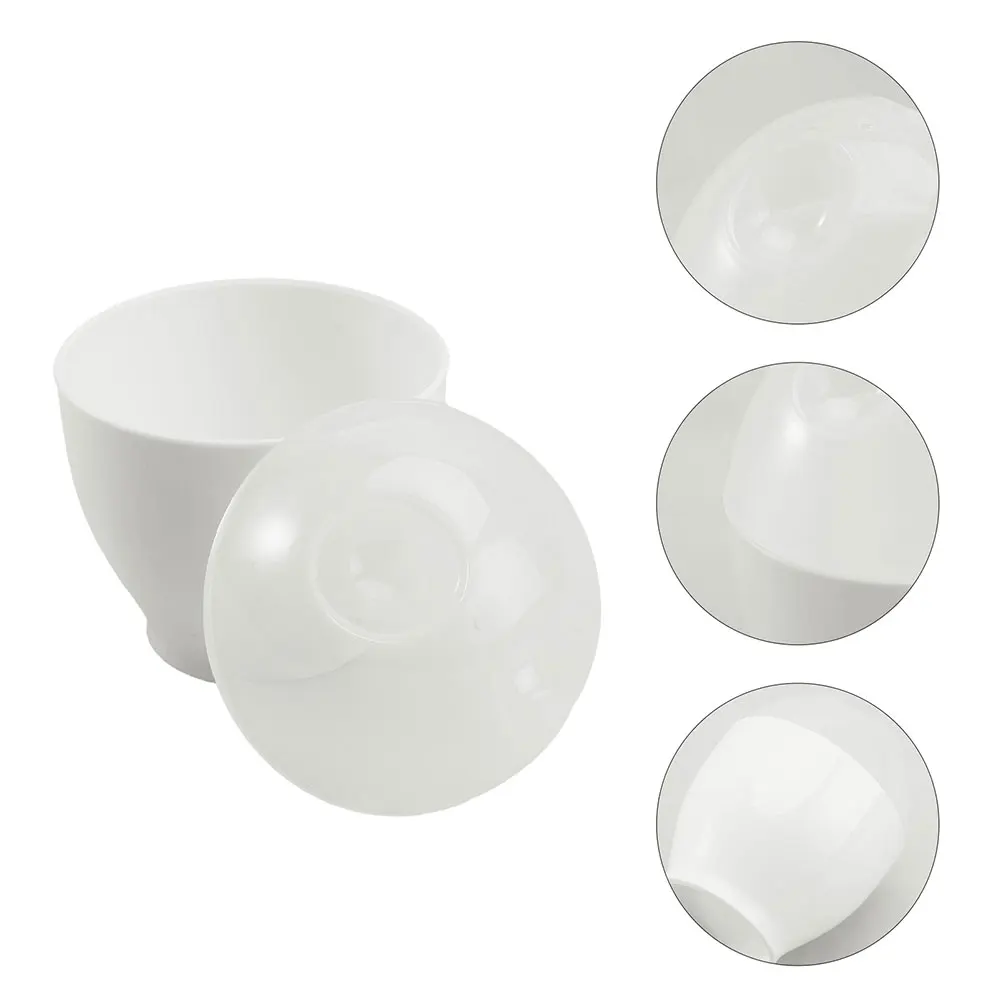 

Silicon Steamed Egg Cup Eggs Poacher Replacement Cups Oven White Pp Poached Pan