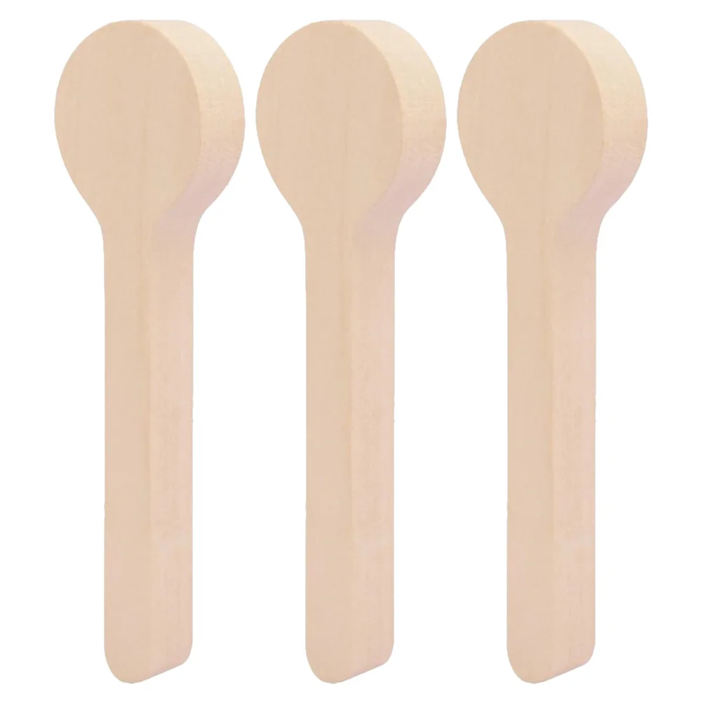 

3pcs Unfinished Wooden Spoons Diy Blank For Carving Craft Projects Family Bonding Natural Wood Spoon Blanks Handicraft Spoon