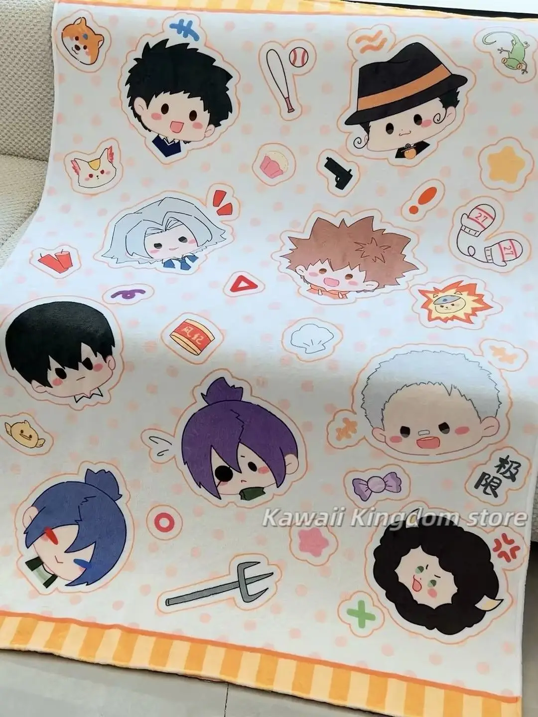 

HITMAN REBORN Cartoon Anime Blanket Picnic Blankets Warm Blanket Soft and Comfortable Blanket Home Travel Gift