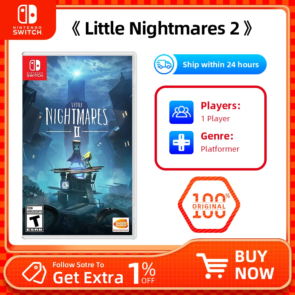 عروض ألعاب Nintendo Switch Little Nightmares II Little Nightmares 2 - لبطاقة ألعاب Nintendo Switch OLED Switch Lite Switch #1