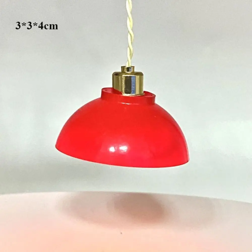 New Micro Dollhouse Miniature Lamp DIY 12V Simulation Table Lamp Doll House Accessories Dollhouse Decoration