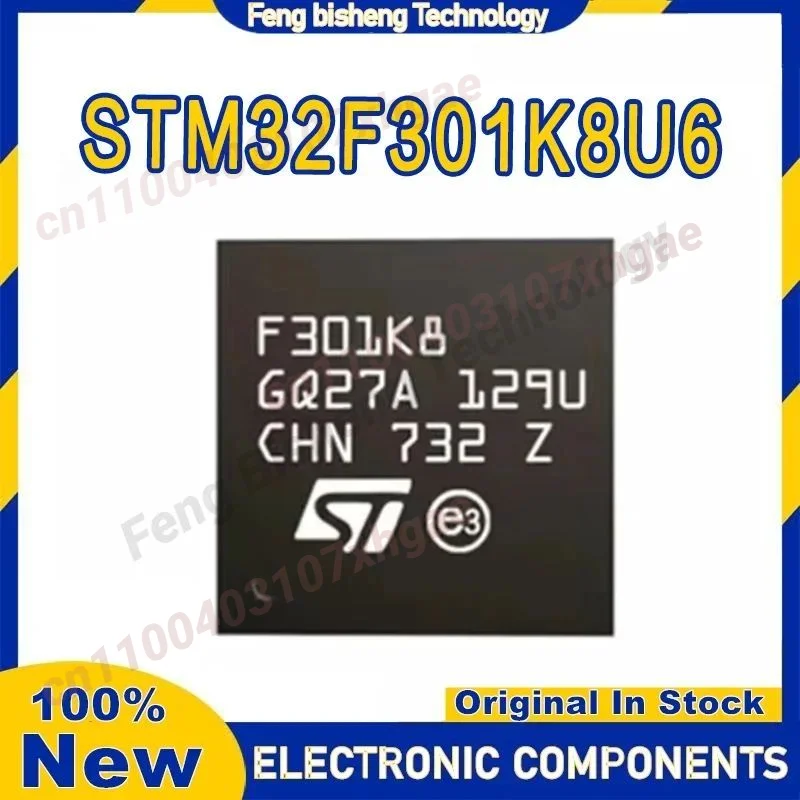 

STM32F301K8U6 QFPN32 Semiconductor MCU Microcontroller Chip