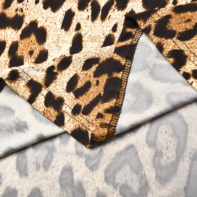 Longue robe astronomique fendue style Boho, imprimé léopard, coupe trapèze, douce, bohème, maxi, été 2024