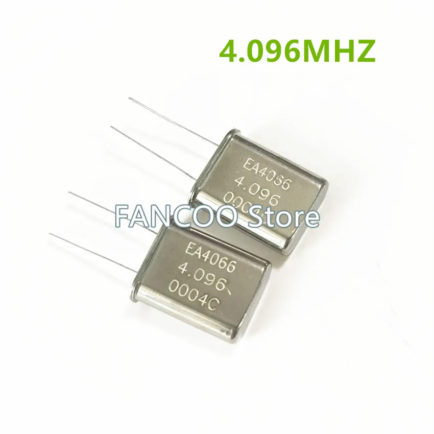 10PCS HC-49U 4.096MHZ  49U 20pf 4.096m QUARTZ CRYSTAL RESONATOR 4.096