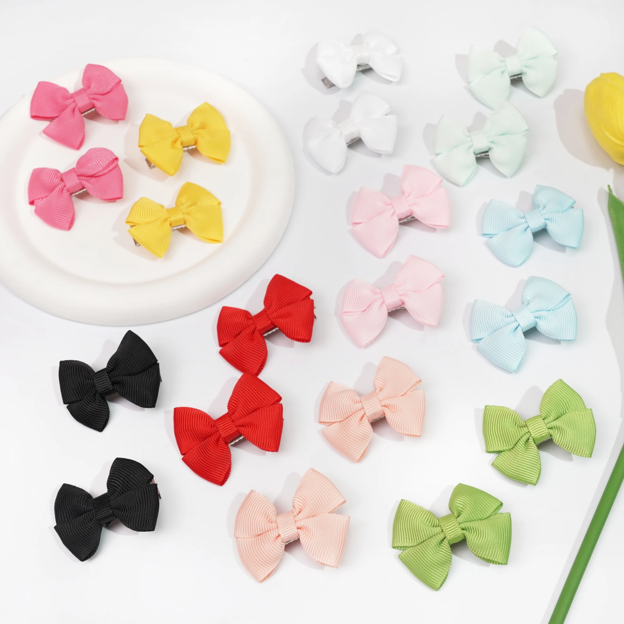 20/30/40Pieces Baby Hair Clips 2inch Hair Bows alligator Clips for Infant and Baby Girls for Daliy use Hair Accessories