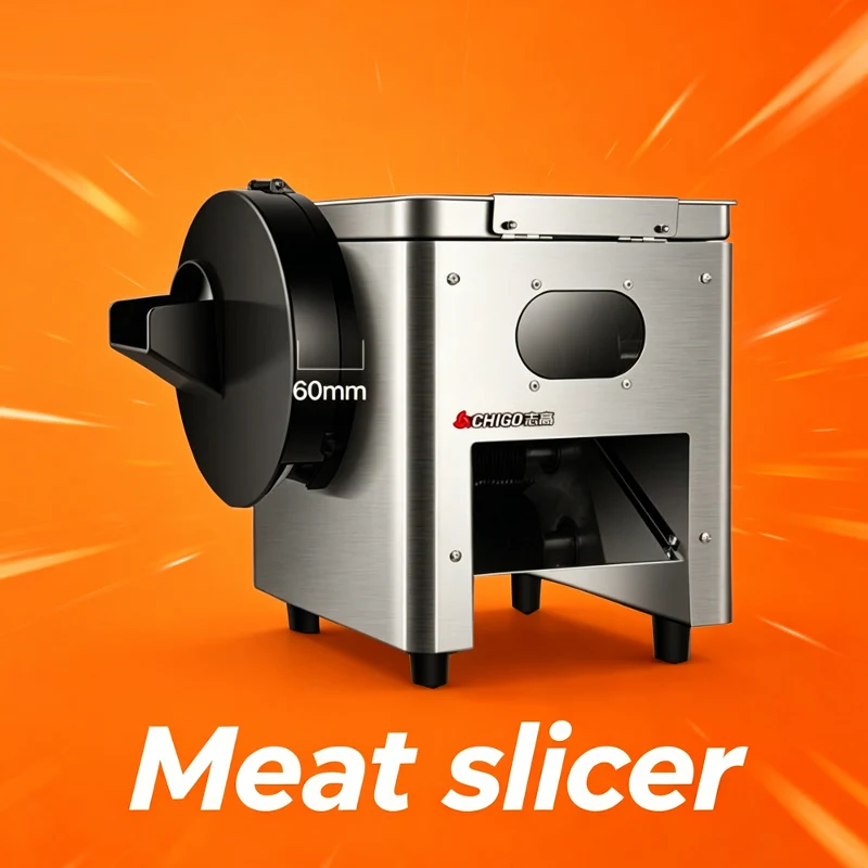 Commercial meat slicer diced chicken slicer electric multifunctional pork slicer