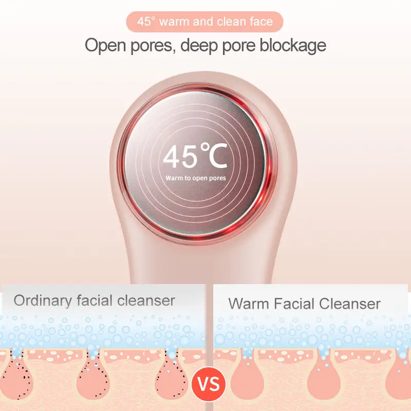 Multi-functional Beauty Cleaner Massage Vibration Sonic Facial Massager