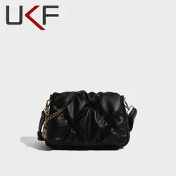 UKF Elegant Women's Tote Bag Trend New Luxury Designer Handbag Crossbody Bags For Women One Shoulder Luxury Bag сумка женская