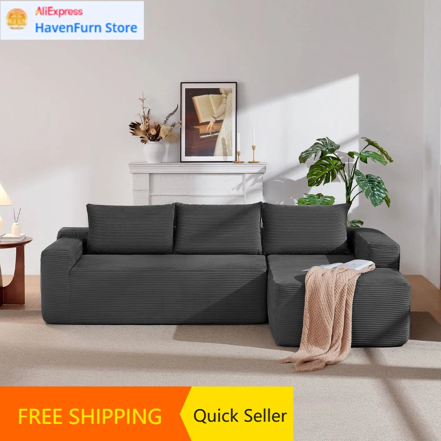 96 Inch Cloud Secti…