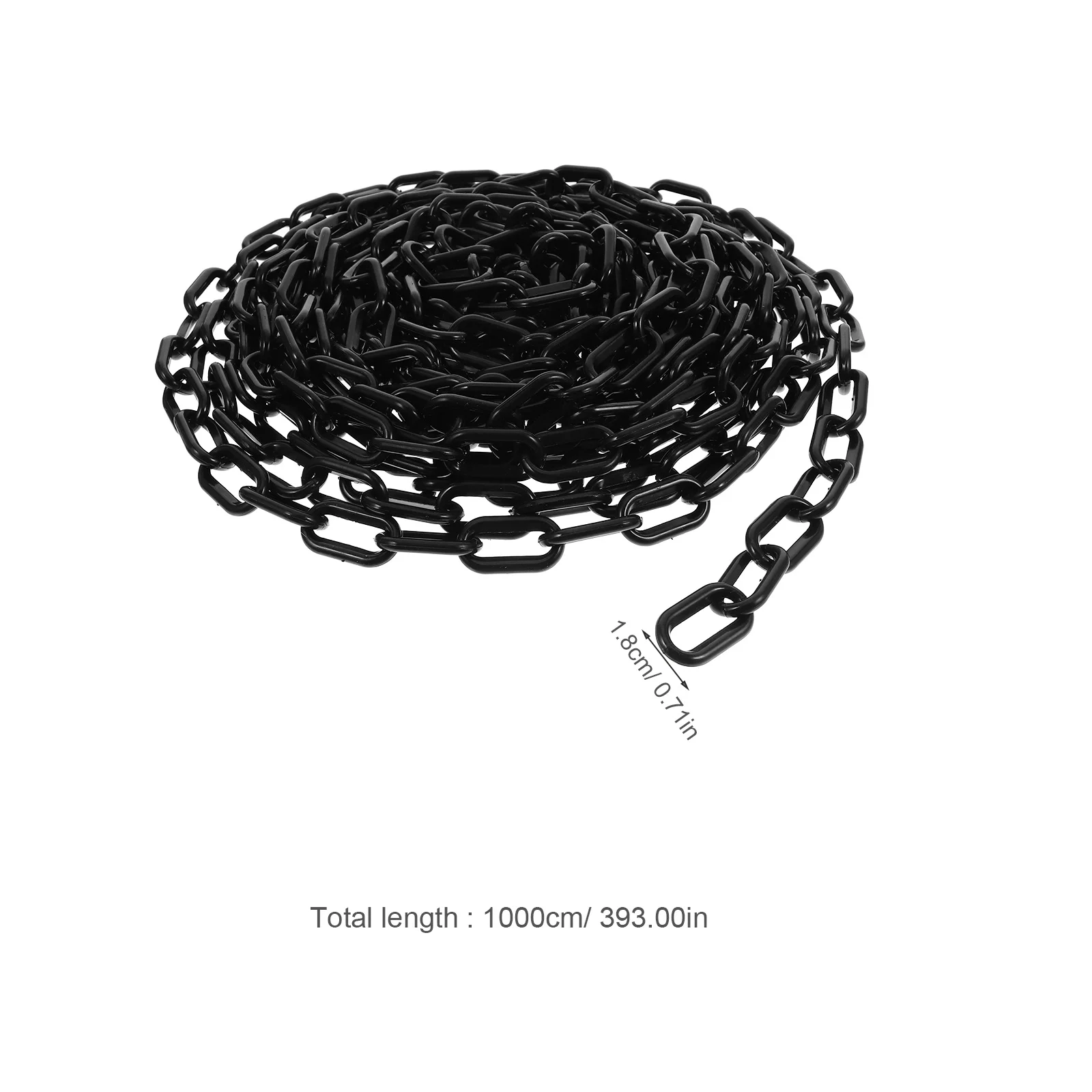 10 متر تحذير سلسلة حماية لأعمدة مخاريط الطريق علامات وقوف السيارات التحكم في الحشود حاجز السلامة وصلات بلاستيكية الحذر الأمن #5