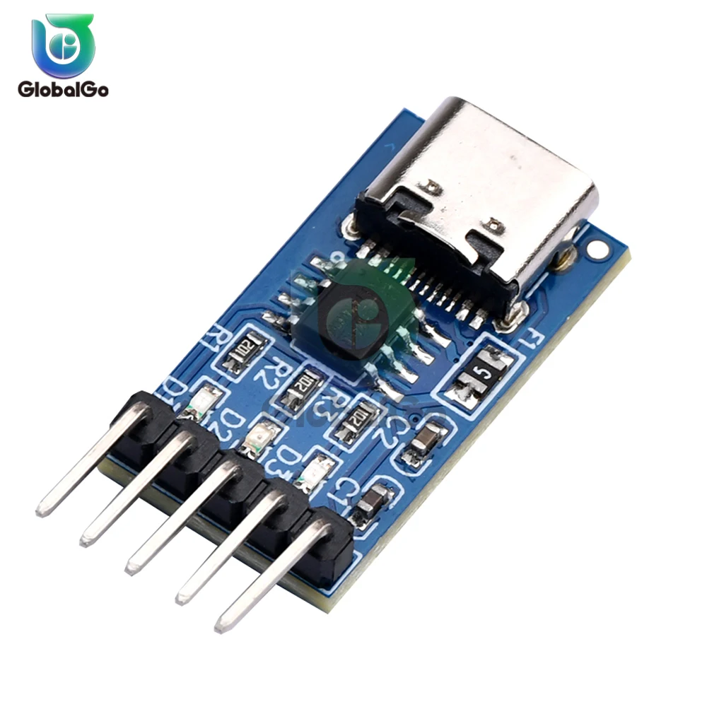 Type-C TYPEC USB To TTL Serial Port CH340N Module Board DC 5V/3.3V Upgrade MCU Download Brush Machine Line Smart Electronics