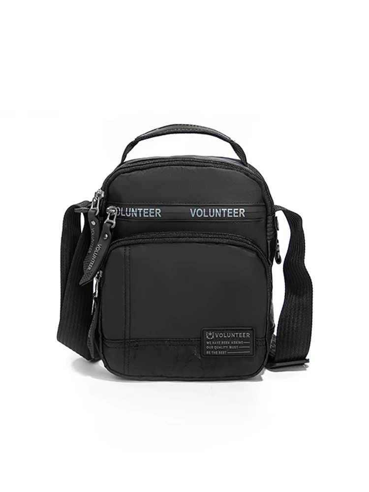 Vrijwilliger Schoudertas Voor Mannen 2023 Nieuwe Lichtgewicht Stijlvolle Veelzijdige Hoge Kwaliteit Waterdichte Vintage Crossbody Bag 1710-06