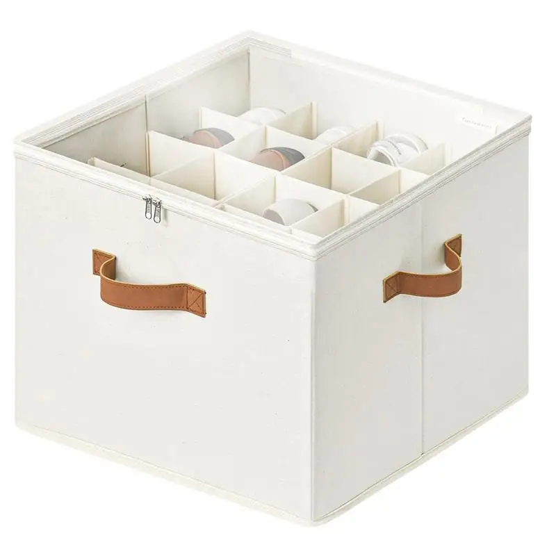 Shoe Organizer Box Shoe Storage Bin With Clear Cover Foldable Shoe Box System Shoe Cube Organizer With Adjustable Dividers For