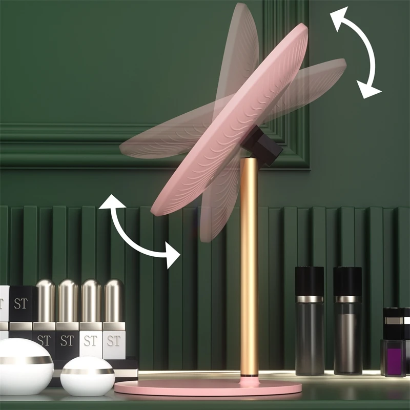 مرآة مكياج مضاءة بإضاءة LED من النوع C، منفذ شحن بزاوية قابلة للتعديل، أنيق وبسيط، هدية للحمام في غرفة نوم المراهقين