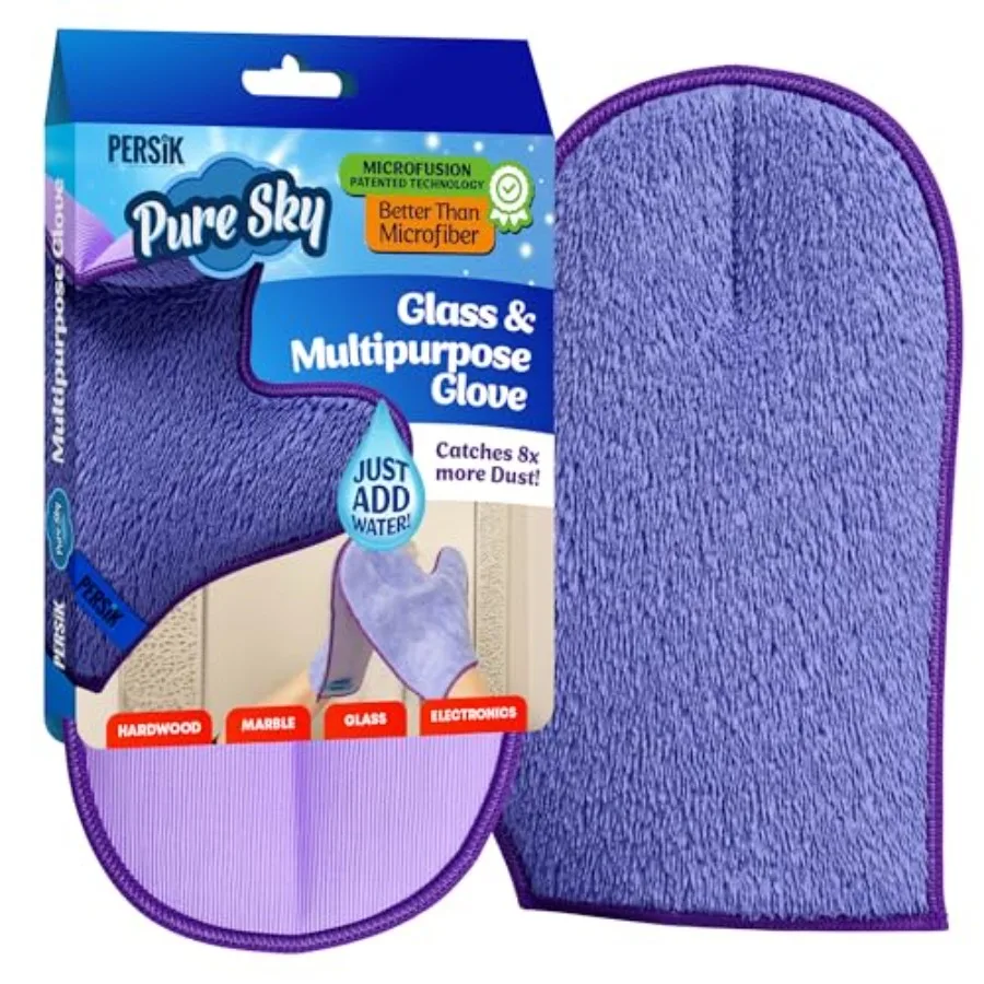 

Pure-Sky Cleaning JUST ADD Water No Detergents Needed - 2-in1, Combination for Streak Free Magic Polishing - Removes Stains, Du