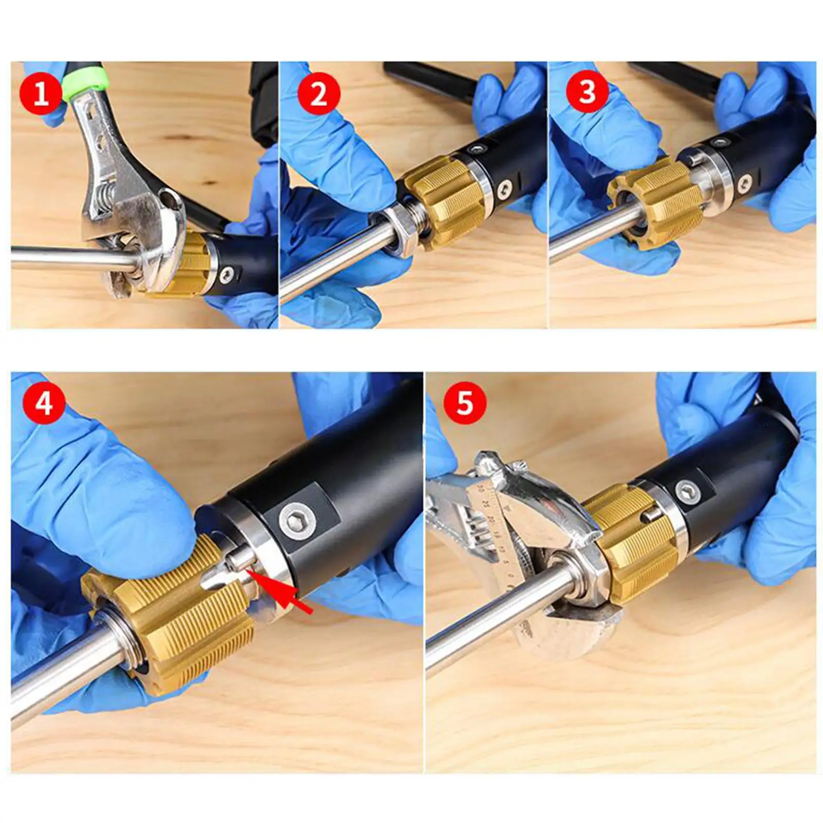 

High Speed Steel Bottom Bracket Thread Tapping Tool BSA Tap Repair Accessory for Cycle Workshop Maintenance
