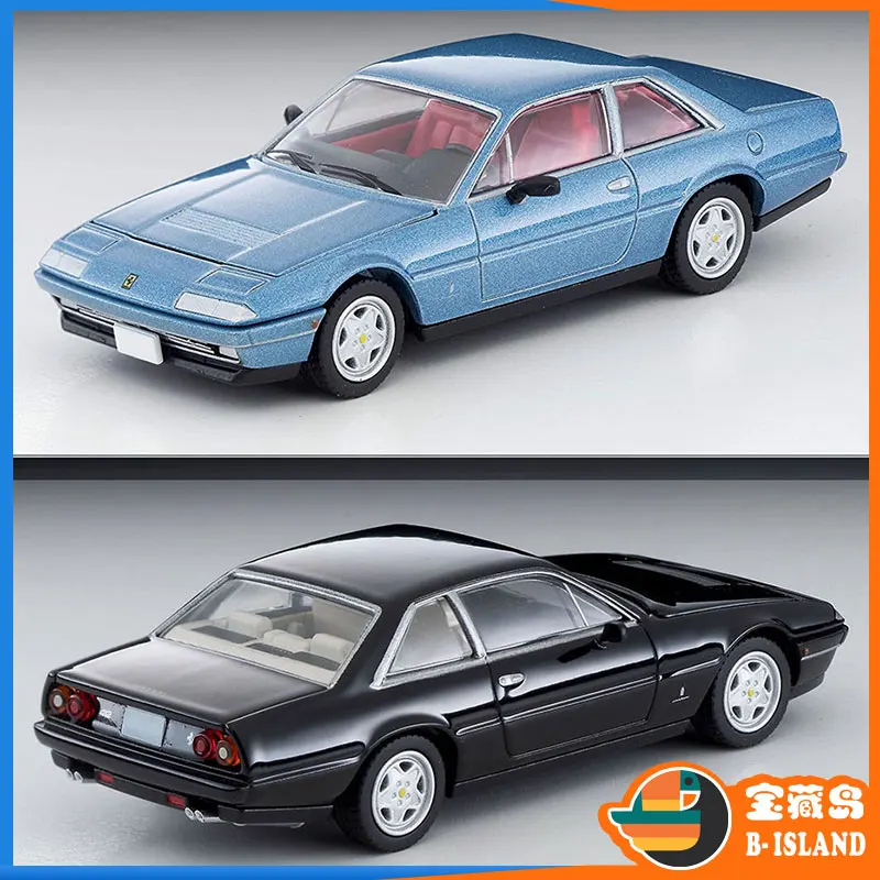 TAKARA TOMY TOMYTEC 1:64 TLV Sports car F355 412 365 GTB Hardtop GTS convertible alloy simulation car model,  boys' toys