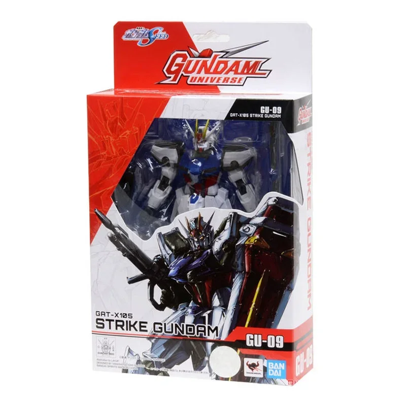 Bandai Gundam Model Kit Anime Figure Universe GU GAT-X105 STRIKE Gundam Genuine Model Action Toy Figure Toys for Children