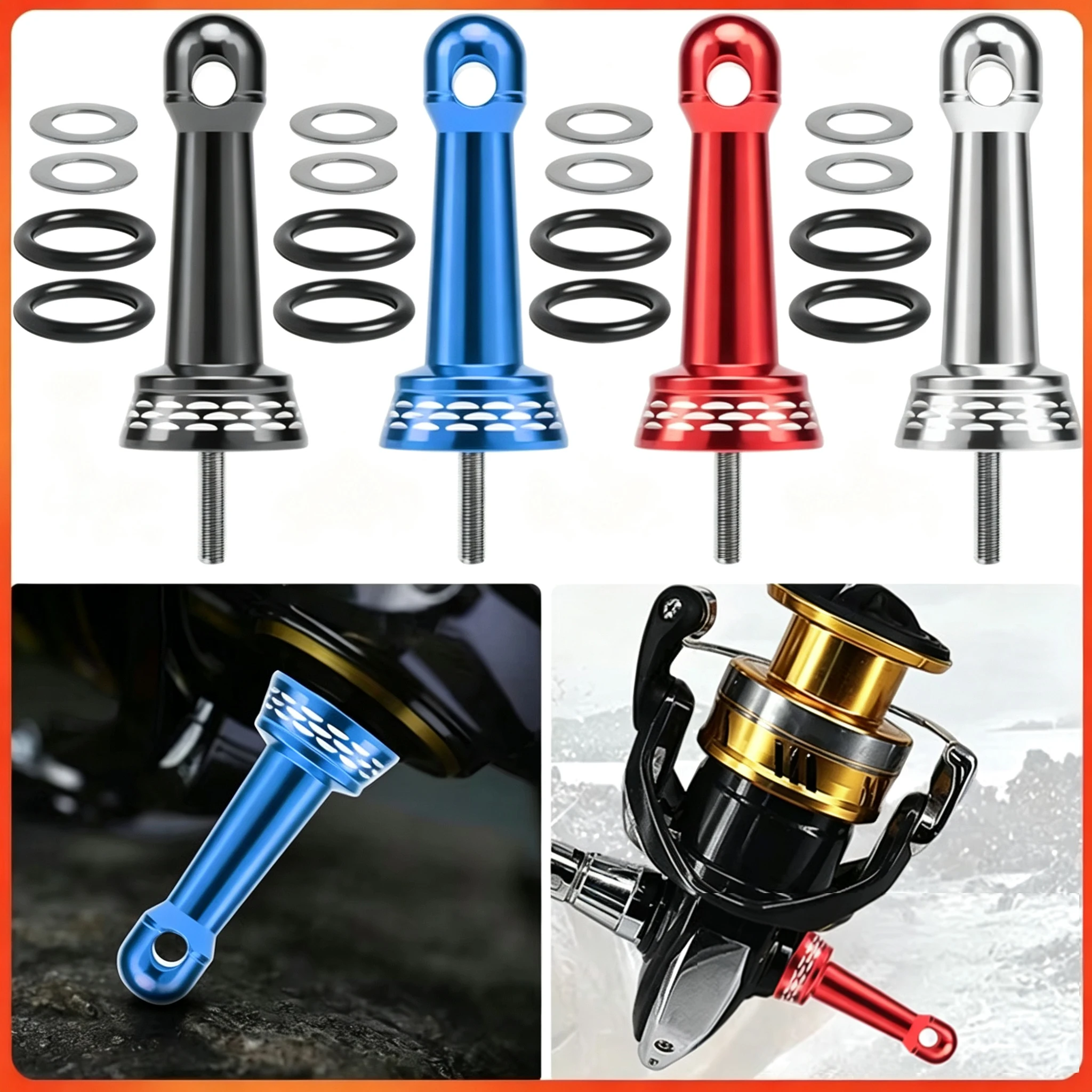 1pc Fishing Reel Balance Stand Aluminum Alloy Balance Bar For Protect Stabilize Spinning Fishing Reel DIY Accessories