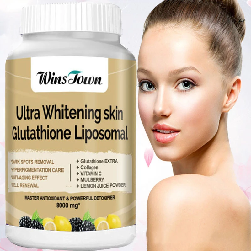 60 pills Ultra Whitening Skin Glutathione Liposomal Remove black spots Improve the care of pigmentation on the buttocks