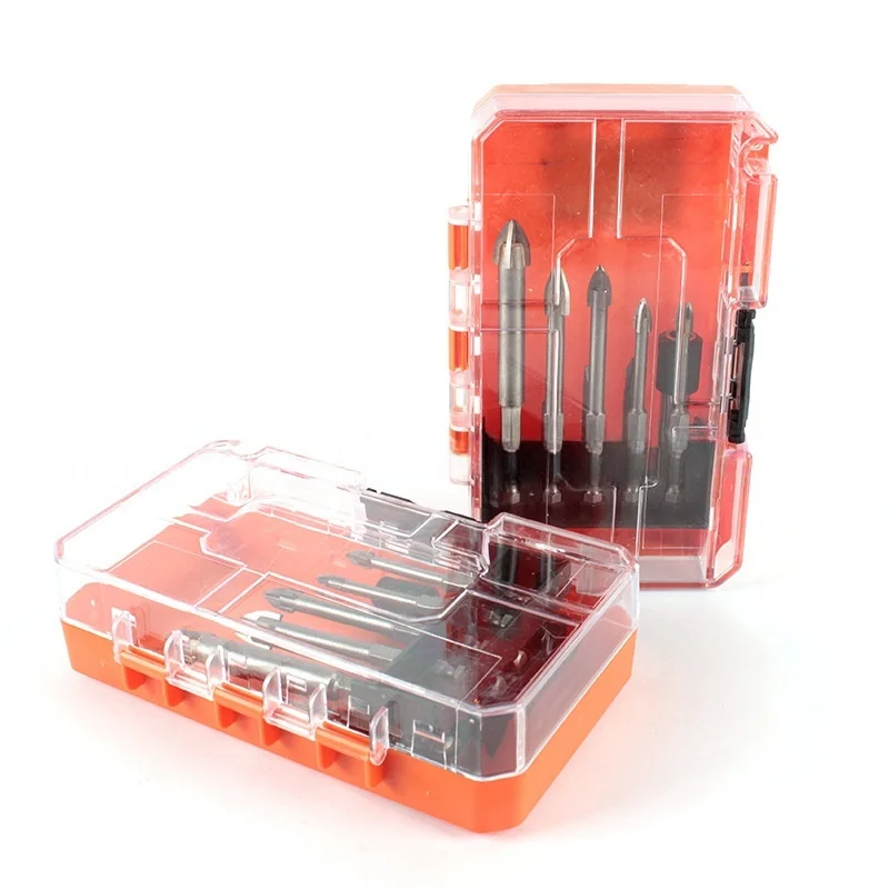 

Hexagonal handle cross flat ceramic glass drill concrete cement wall mixing set drilling tile drill bit