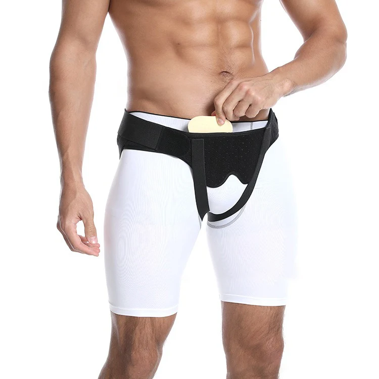 MuqiNush Herniengürtel Truss Single/Double Männer und Frauen Schmerzlinderung Erholungsgurt nach Einschnitt, Bauch- und Femurchirurgie – Detail 3