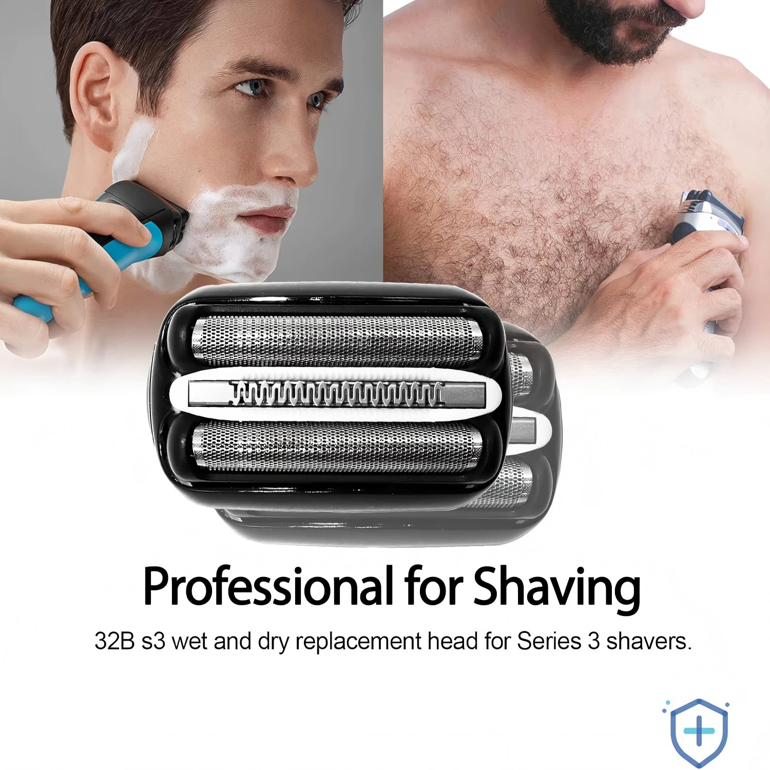 Brangdy 32B Replacement Head Compatible with Braun Series 3 3000s 3010s 3020s 3030s 300s 301s 310s 320s 330s Electric Shaver image 4