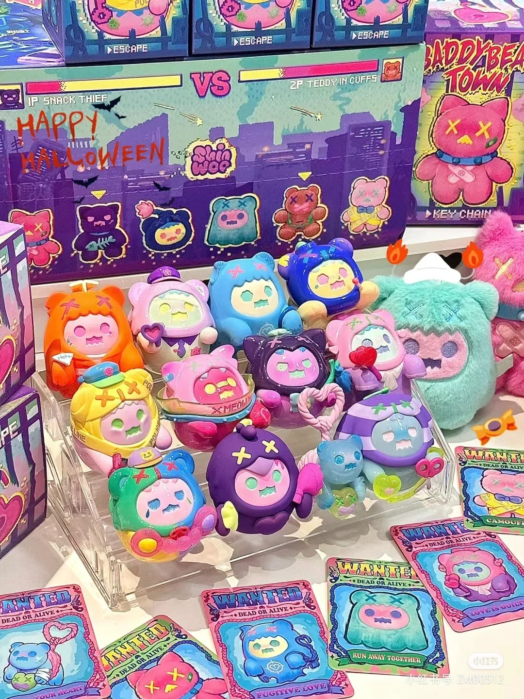 

Новый оригинальный Shinwoo Ghost Bear Bad Bear Urban Series, слепая коробка, игрушки, фигурки, модные настольные украшения, подарки для девочек на Хэллоуин