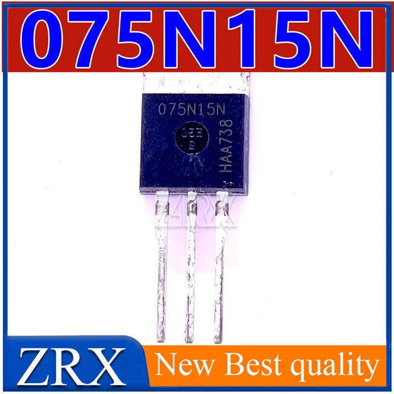 

5Pcs/Lot IPP075N15N3G 075N15N brand new stock TO-220 150V 100A real image can be directly displayed