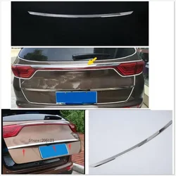 For Kia Sportage QL 2017 2018 Chrome Rear Trunk Lid Tailgate Cover Trim Hatch Door Handle Molding Garnish Accent Strip Styling