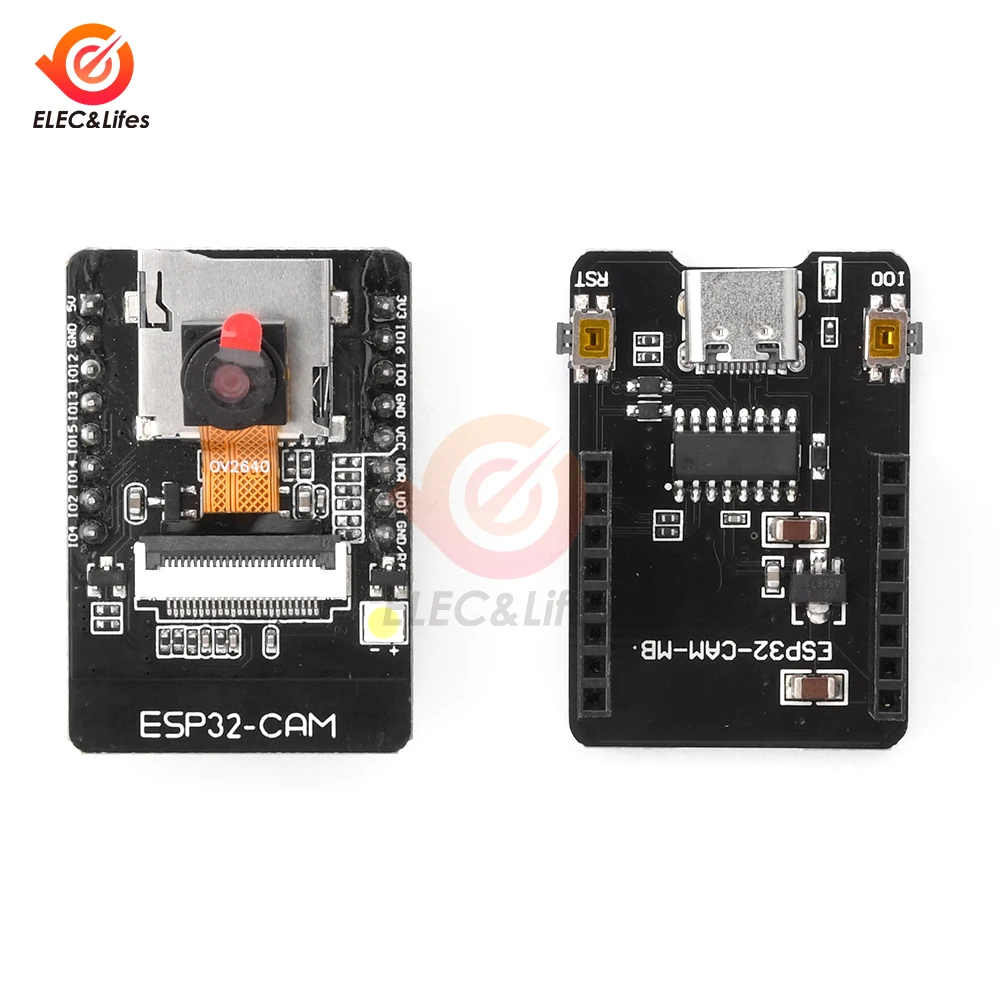 

ESP32-CAM ESP32-CAM-MB Type-C USB ESP32 Serial to WiFi ESP32 CAM Development Board CH340 CH340G FT232 Bluetooth+OV2640 Camera