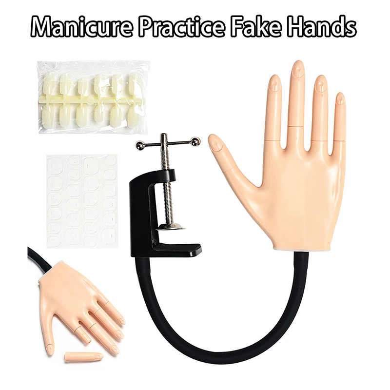 

Nail Training Fake Hand For Removable Nails Hands To Practice Nail Hand Model Nail Art Display DIY Mannequin Manicure Tools