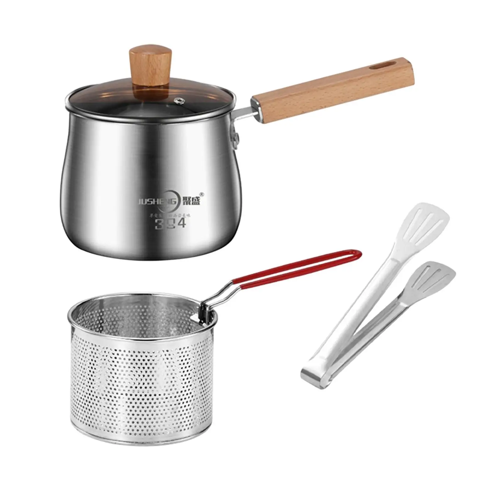 

3x кастрюля для жарки, кастрюля для приготовления пищи, подогреватель масла, кастрюля для подогрева молока, многоцелевой