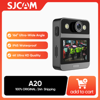 SJCAM A20 Portable Camera Wearable Body Cam Infrared Night Vision Laser Positioning WIFI Sports Action Camera