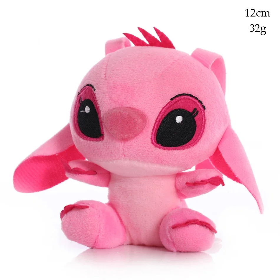 Disney Cartoon niebieski różowy ścieg pluszowe lalki Anime zabawki Lilo i Stich 20CM Stich pluszowe zabawki prezenty świąteczne dla dzieci