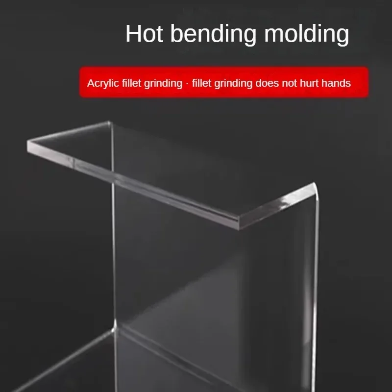 Thickened Acrylic Elevated Storage Rack Book Desktop Display Shelf U-shaped Shelf Office Schooll Desk Storage Supplies File Rack