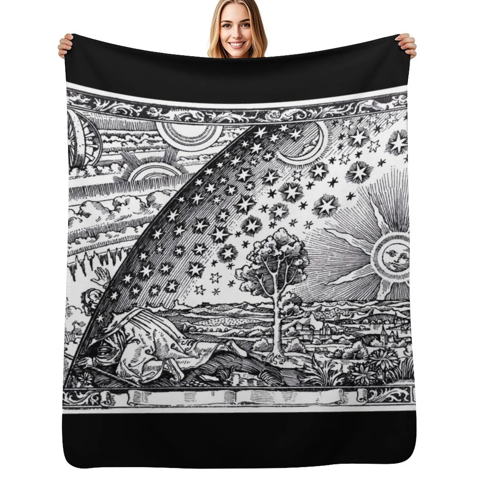 The Flammarion 1888 Throw Blanket Machine Washable Soft Warm Blanket